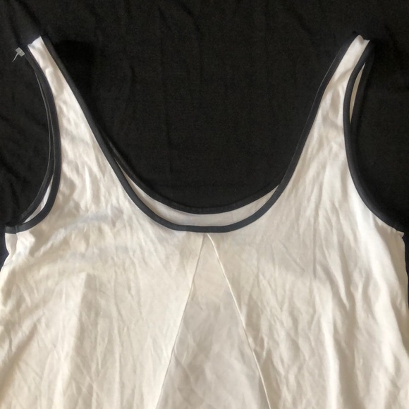 New Guess EYANIA CHIFFON HIGH-LOW TANK top Blouse - Picture 5 of 8